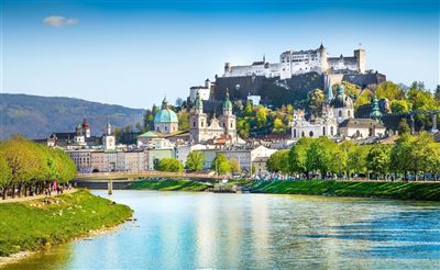 Salzburg mit Salzach